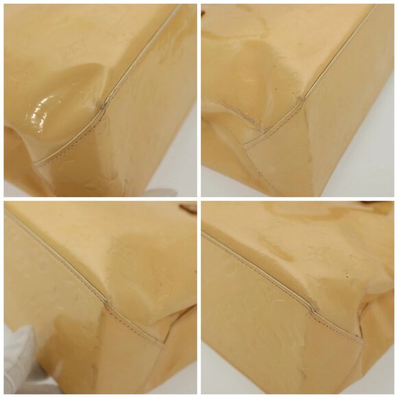 LOUIS VUITTON Monogram Vernis Reade PM Bag Marshmallow Pink Auth - Picture 15 of 16